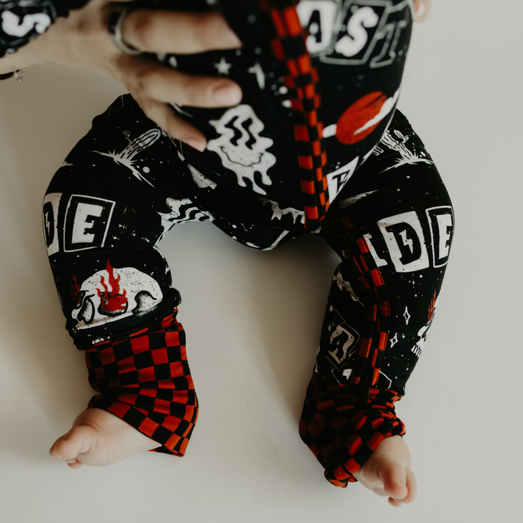 Ride Fast Zip Up Pajamas