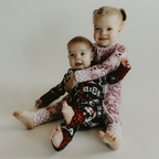 Ride Fast Zip Up Pajamas