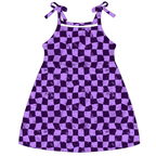 Braaap Berry Checker Dress