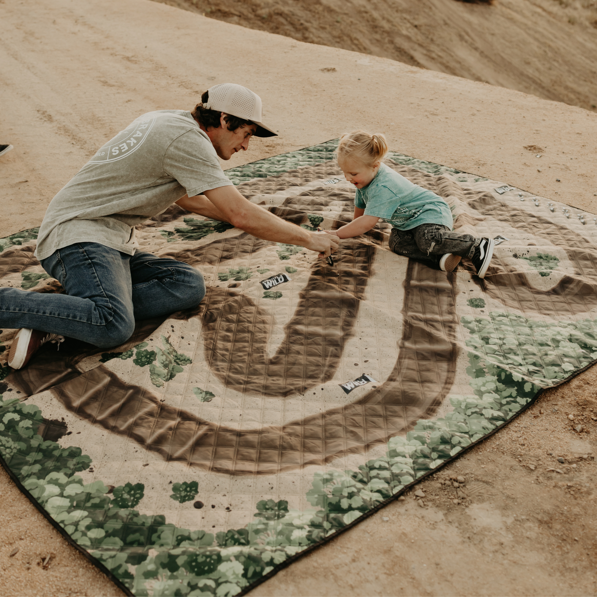 Double Sided Motocross Track Mat / PREORDER: shipping AUG 3 - AUG 14