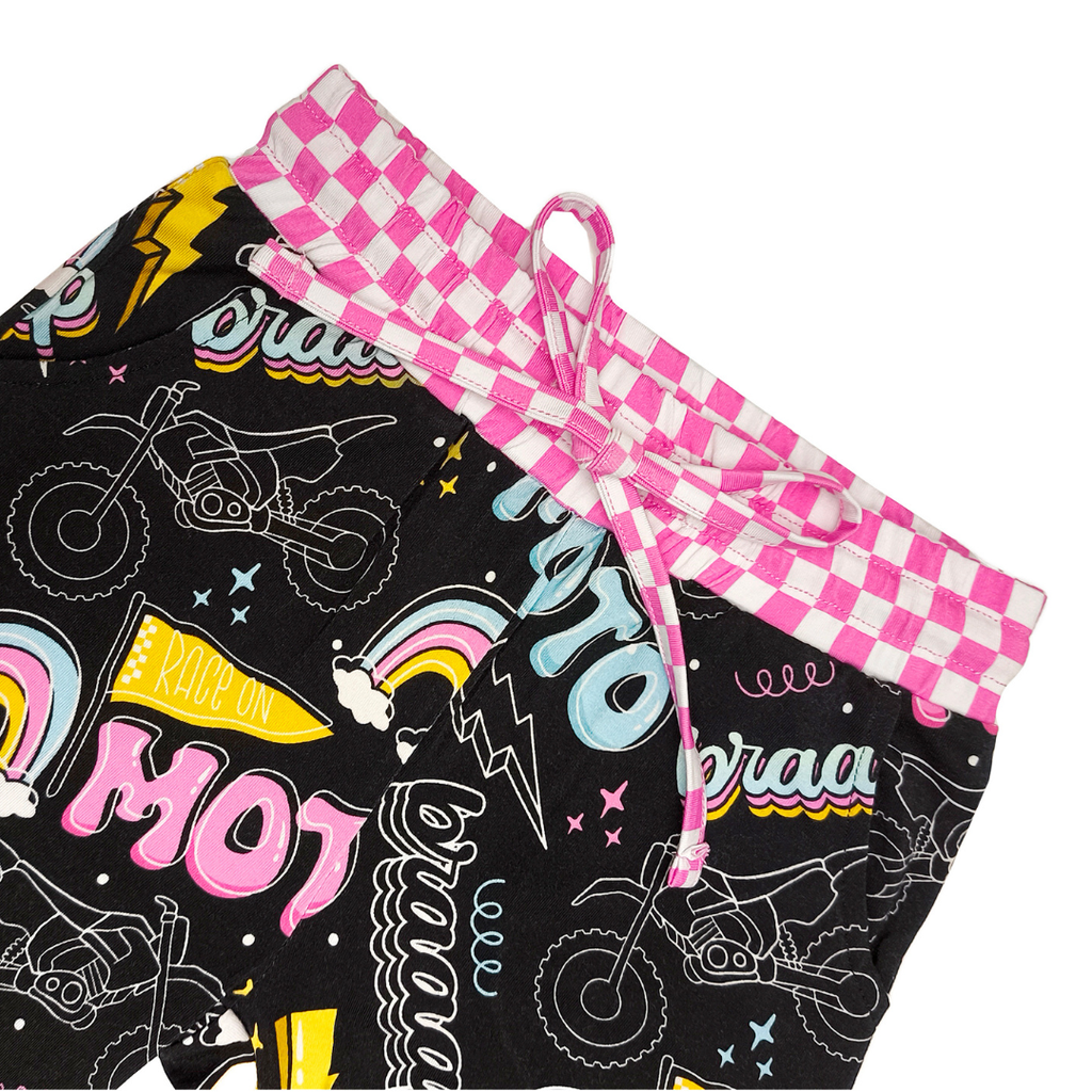 Moto Girl 2 Piece Pajamas