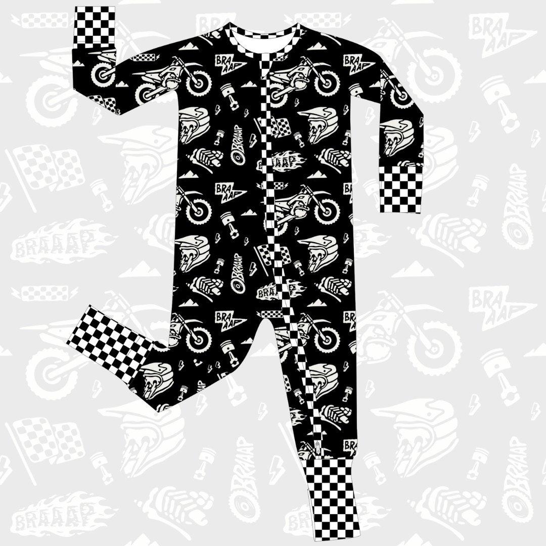 Lightning Speed Zip Up Pajamas