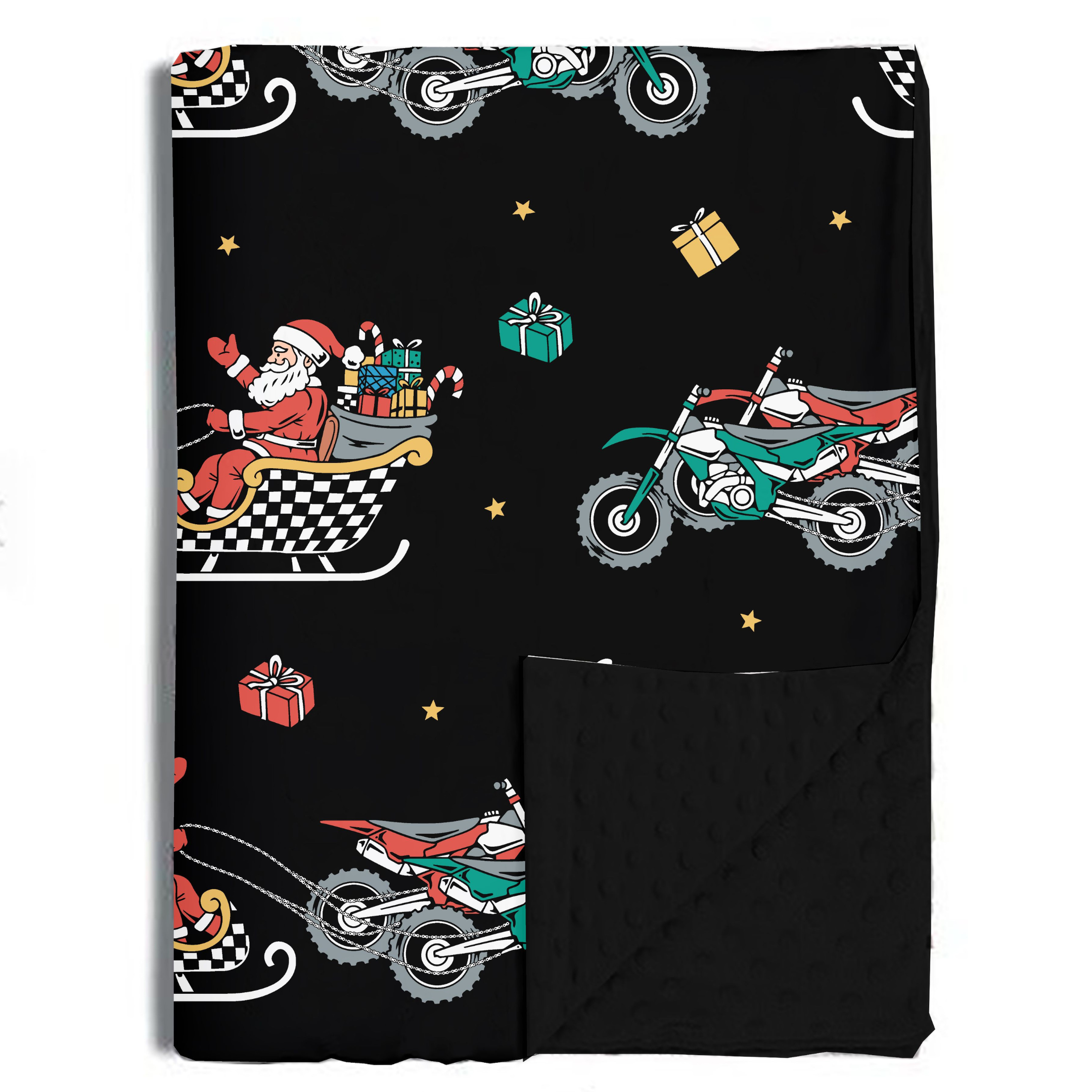 Santas Speedy Sleigh Blankets / PREORDER shipping Oct 26 - Nov 9