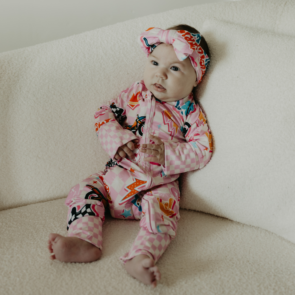 Groovy Zip Up Pajamas
