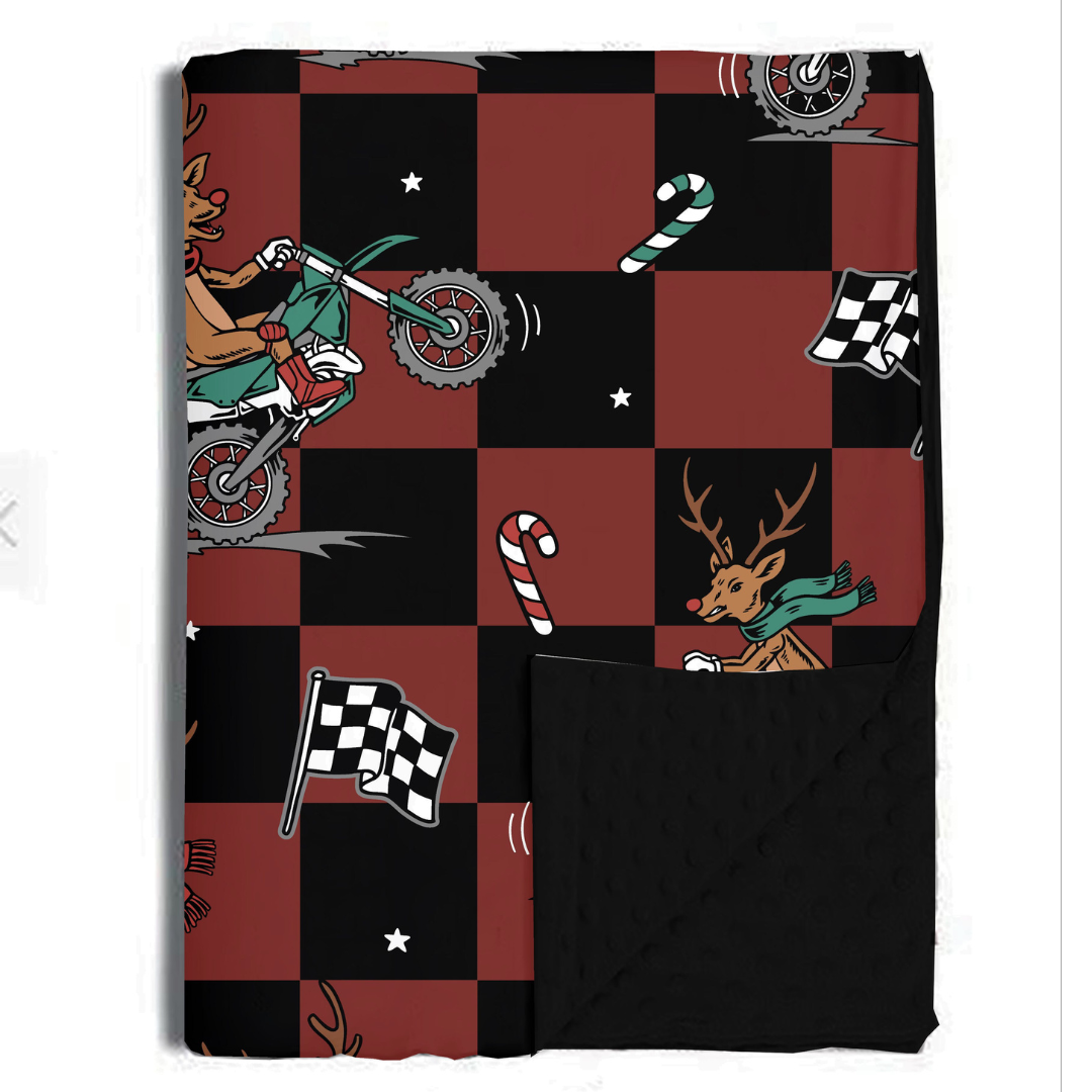 Rudolph The Red nose Racer Blankets / PREORDER shipping Oct 26 - Nov 9