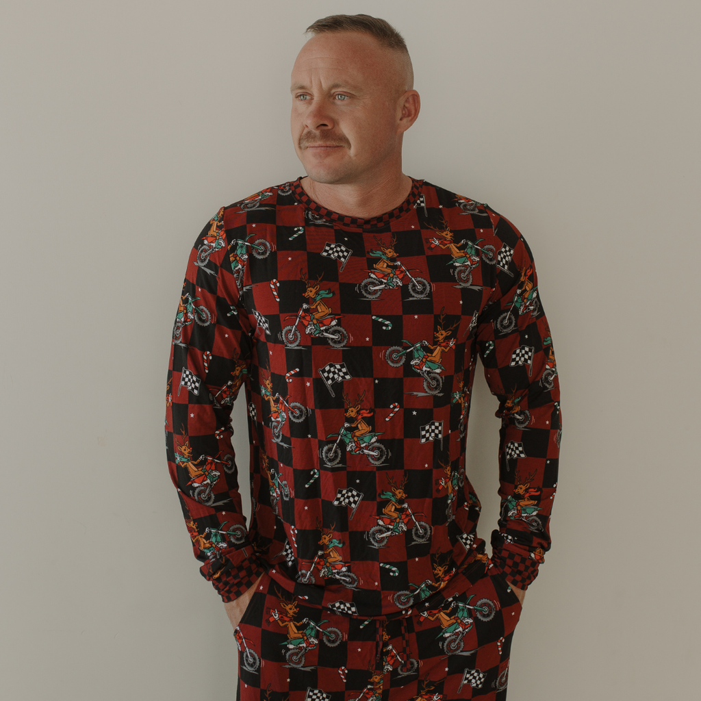 Rudolph The Red Nose Racer Unisex Adult Pajamas / PREORDER shipping Oct 26 - Nov 9