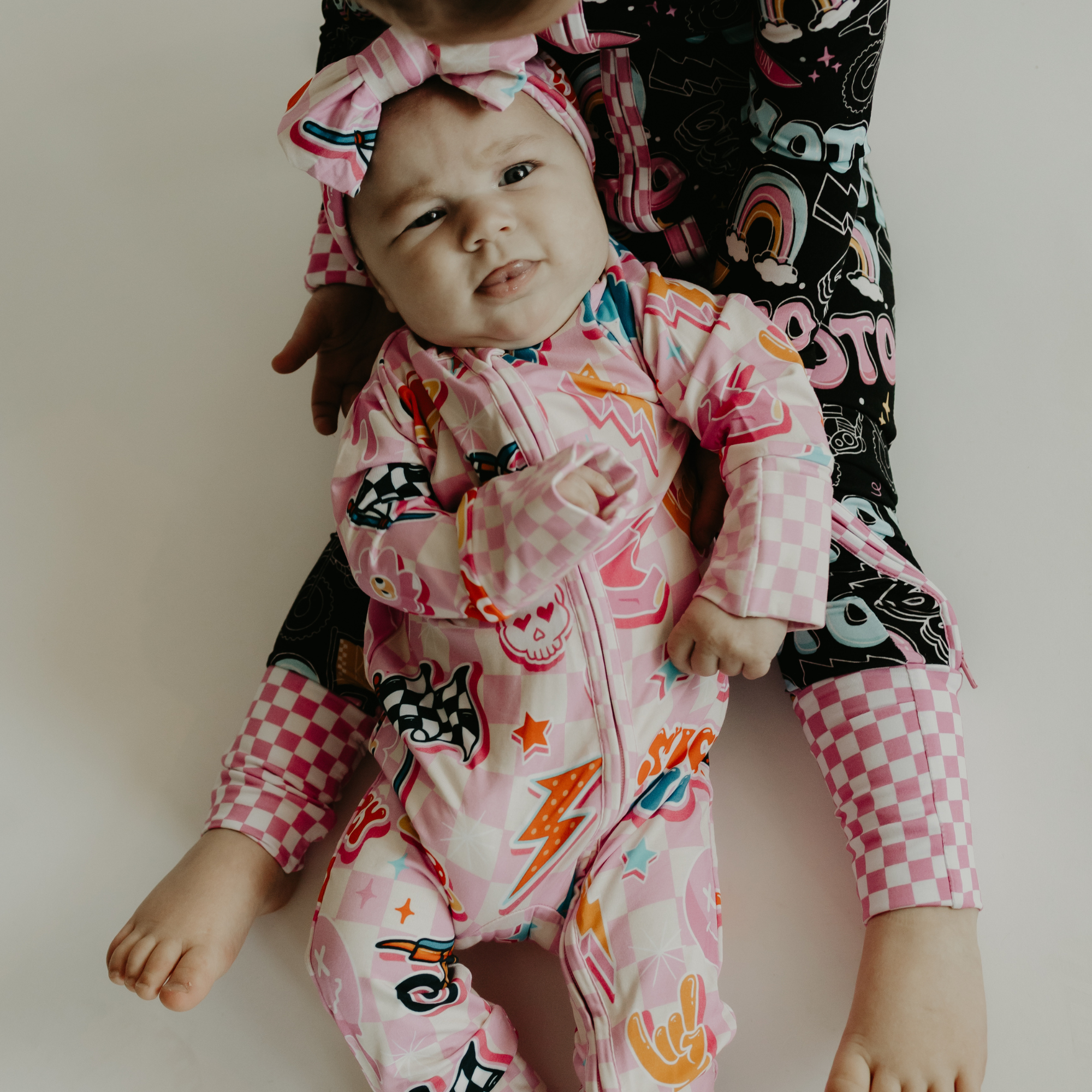 Moto Girl Zip Up Pajamas