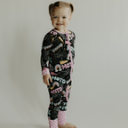Moto Girl Zip Up Pajamas