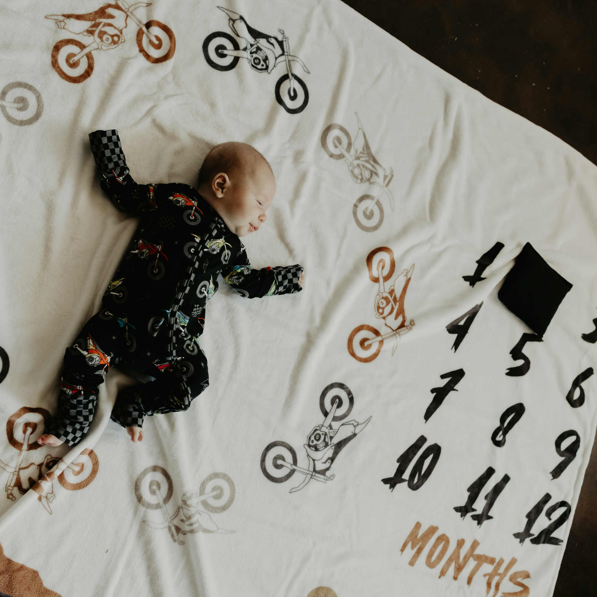 Bike Life Zip Up Pajamas