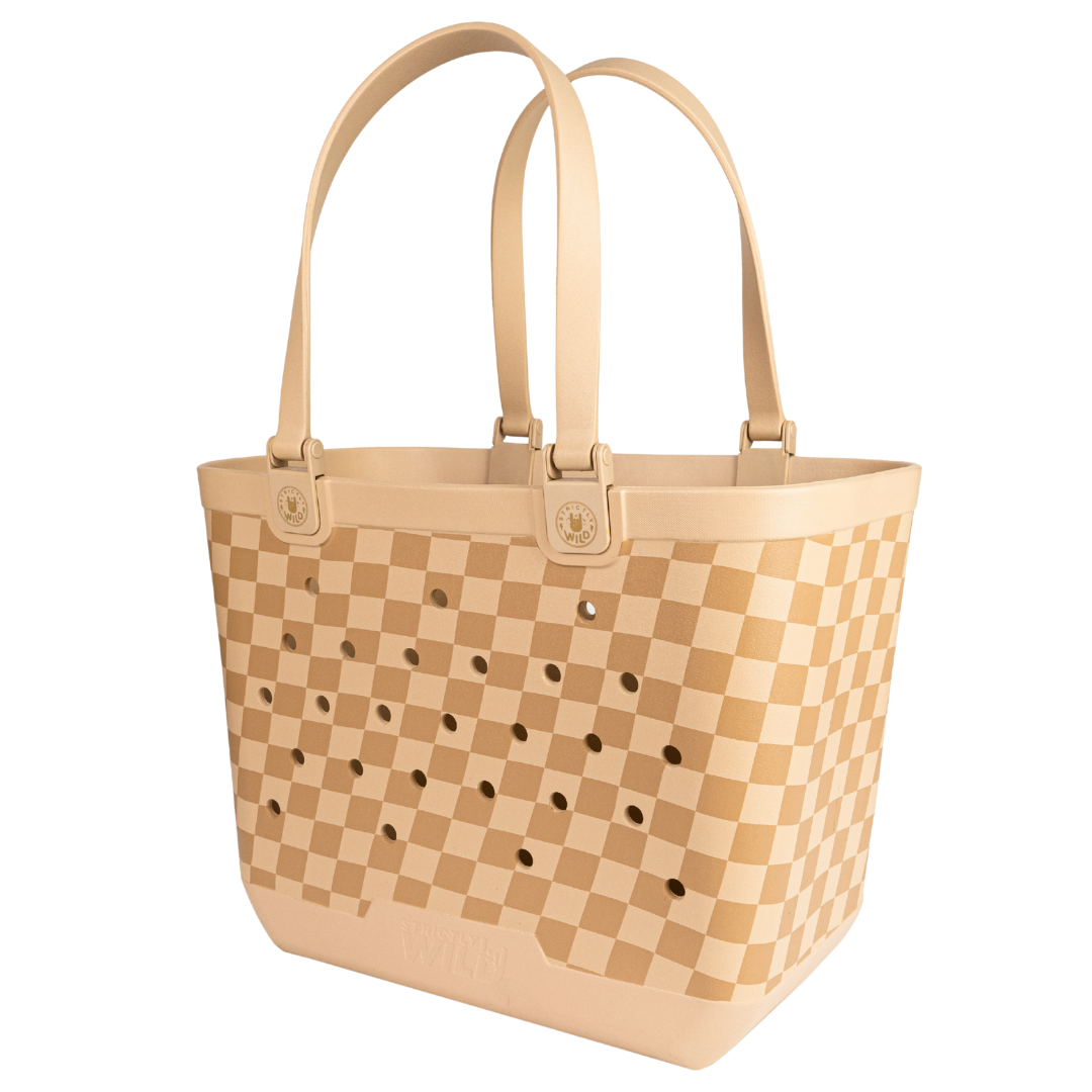 Desert Checker Moto Tote