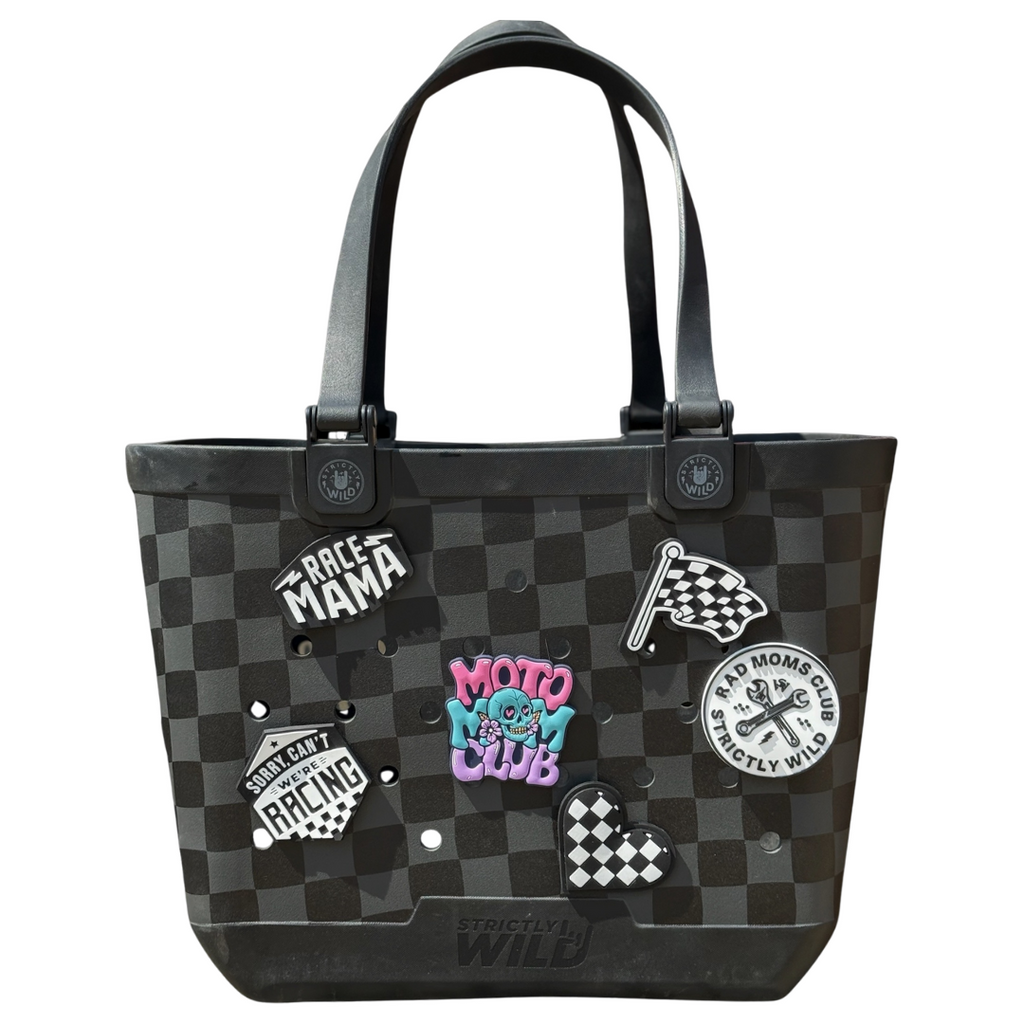 Checkered Flag - Moto Tote Charm