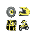 Moto 4 Life Shoe Charms