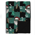 Let's Race Santa Blankets / PREORDER shipping Oct 26 - Nov 9