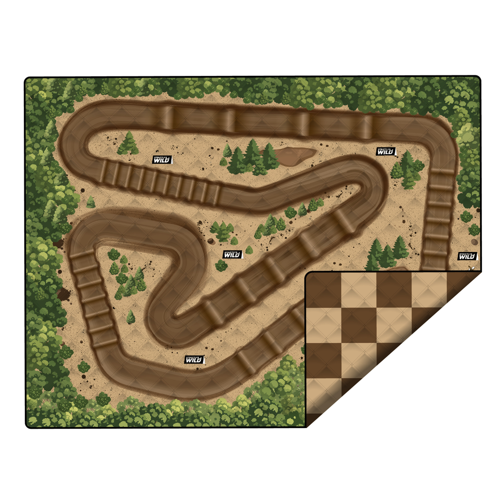 Double Sided Motocross Track Mat / PREORDER: shipping AUG 3 - AUG 14