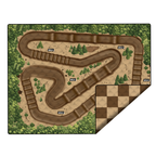 Double Sided Motocross Track Mat / PREORDER: shipping AUG 3 - AUG 14