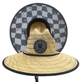 Stealth Checker Straw Hat