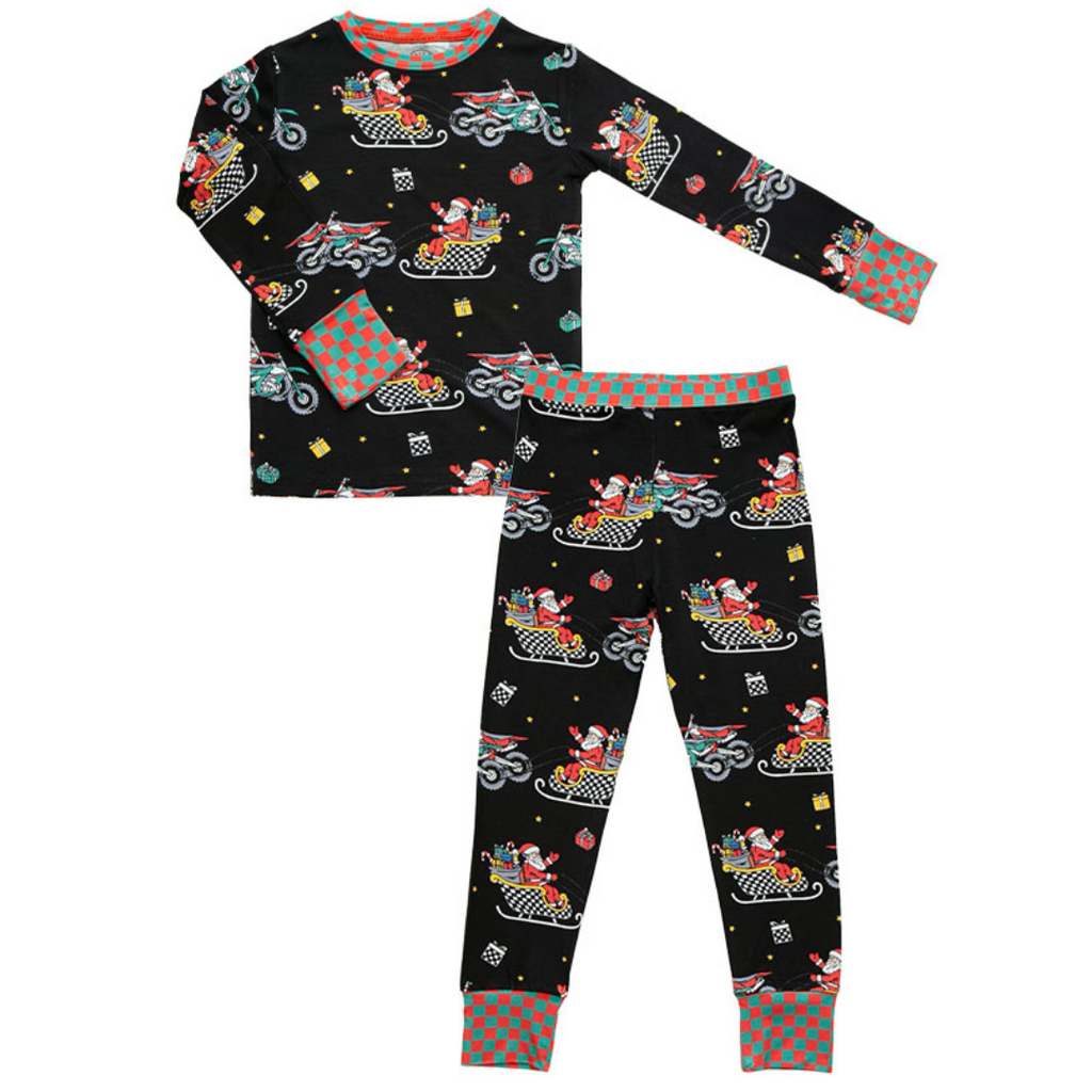 Santas Speedy Sleigh Toddler & Youth Pajamas / PREORDER shipping Oct 26 - Nov 9