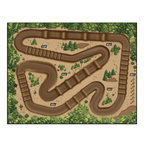Double Sided Motocross Track Mat / PREORDER: shipping AUG 3 - AUG 14