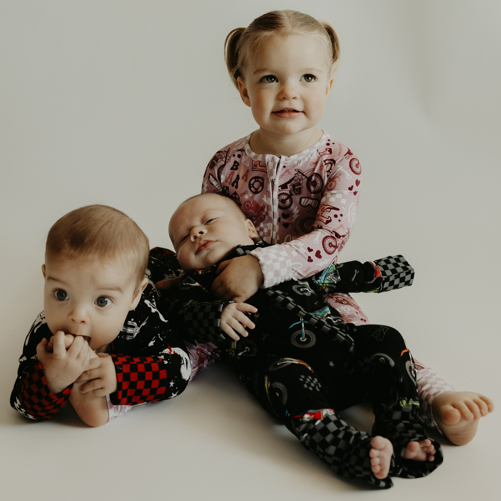 Braaap Like A Girl Zip Up Pajamas