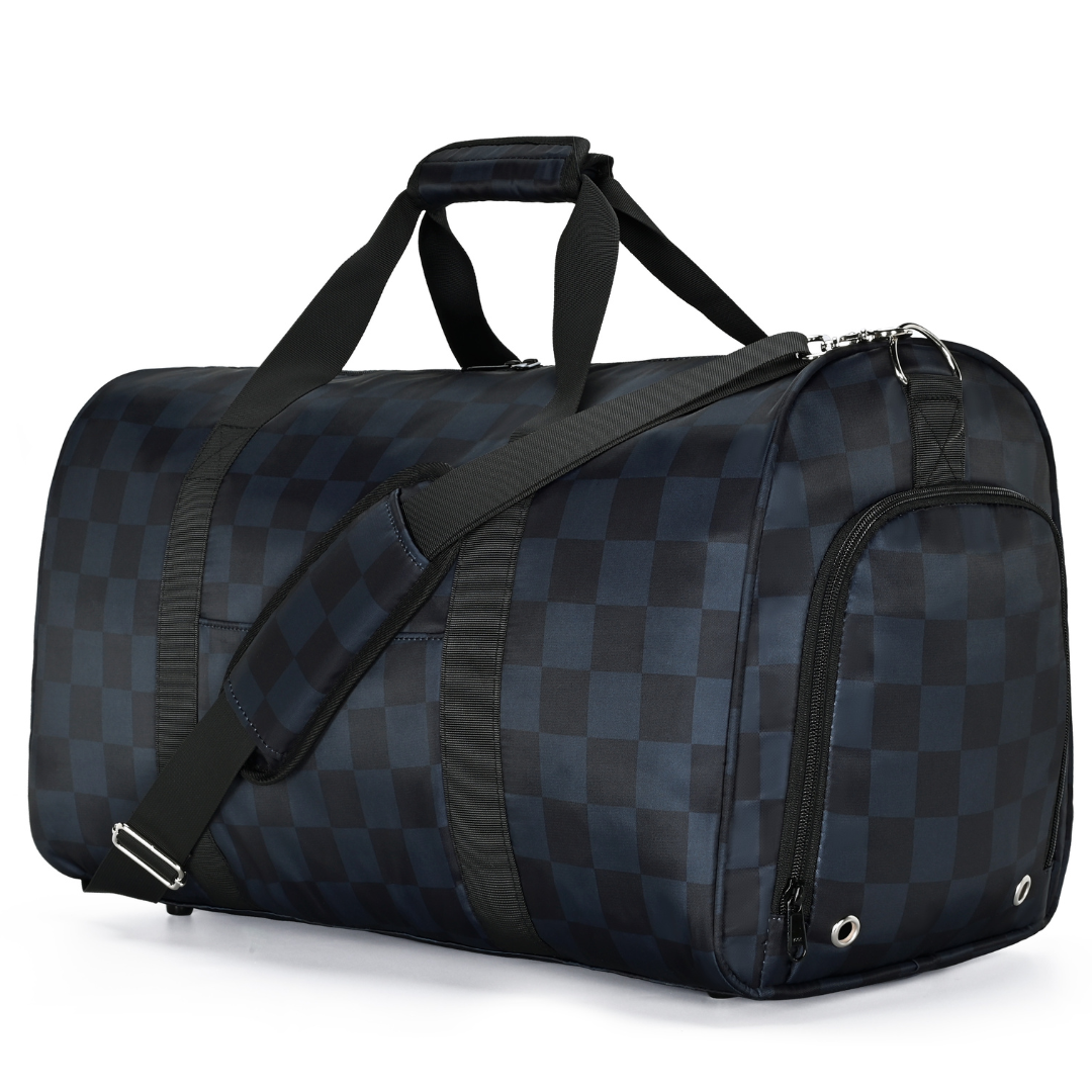 Stealth Checker Duffel Bag  / PREORDER shipping Aug 3 - 14