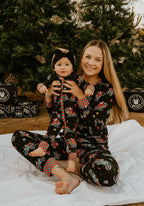 Santas Speedy Sleigh Zip Up Pajamas / PREORDER shipping Oct 26 - Nov 9