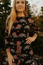 Santas Speedy Sleigh Unisex Adult Pajamas / PREORDER shipping Oct 26 - Nov 9