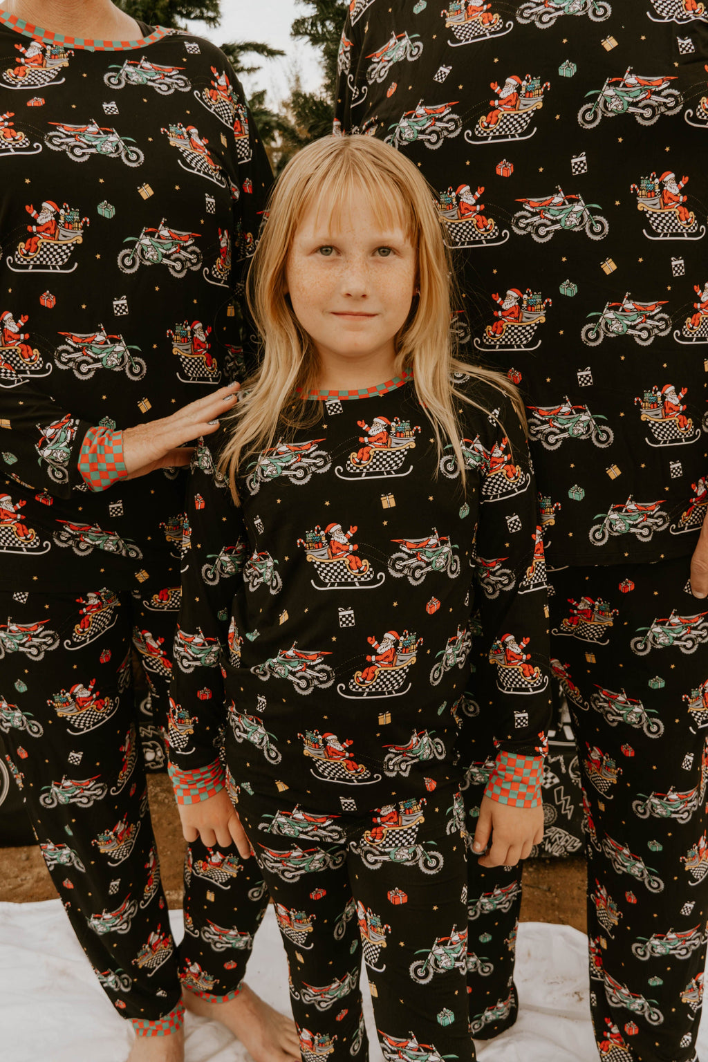 Santas Speedy Sleigh Toddler & Youth Pajamas / PREORDER shipping Oct 26 - Nov 9