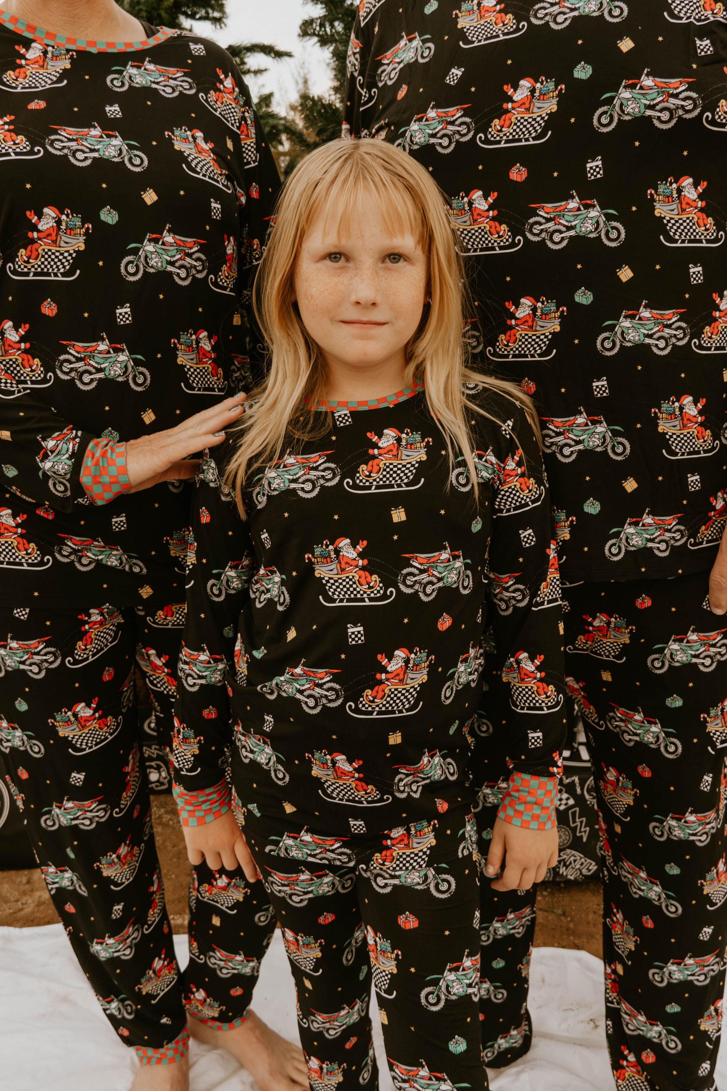 Santas Speedy Sleigh Toddler & Youth Pajamas / PREORDER shipping Oct 26 - Nov 9