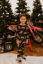Santas Speedy Sleigh Toddler & Youth Pajamas / PREORDER shipping Oct 26 - Nov 9