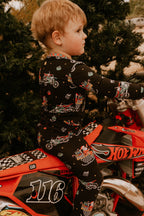 Santas Speedy Sleigh Toddler & Youth Pajamas / PREORDER shipping Oct 26 - Nov 9