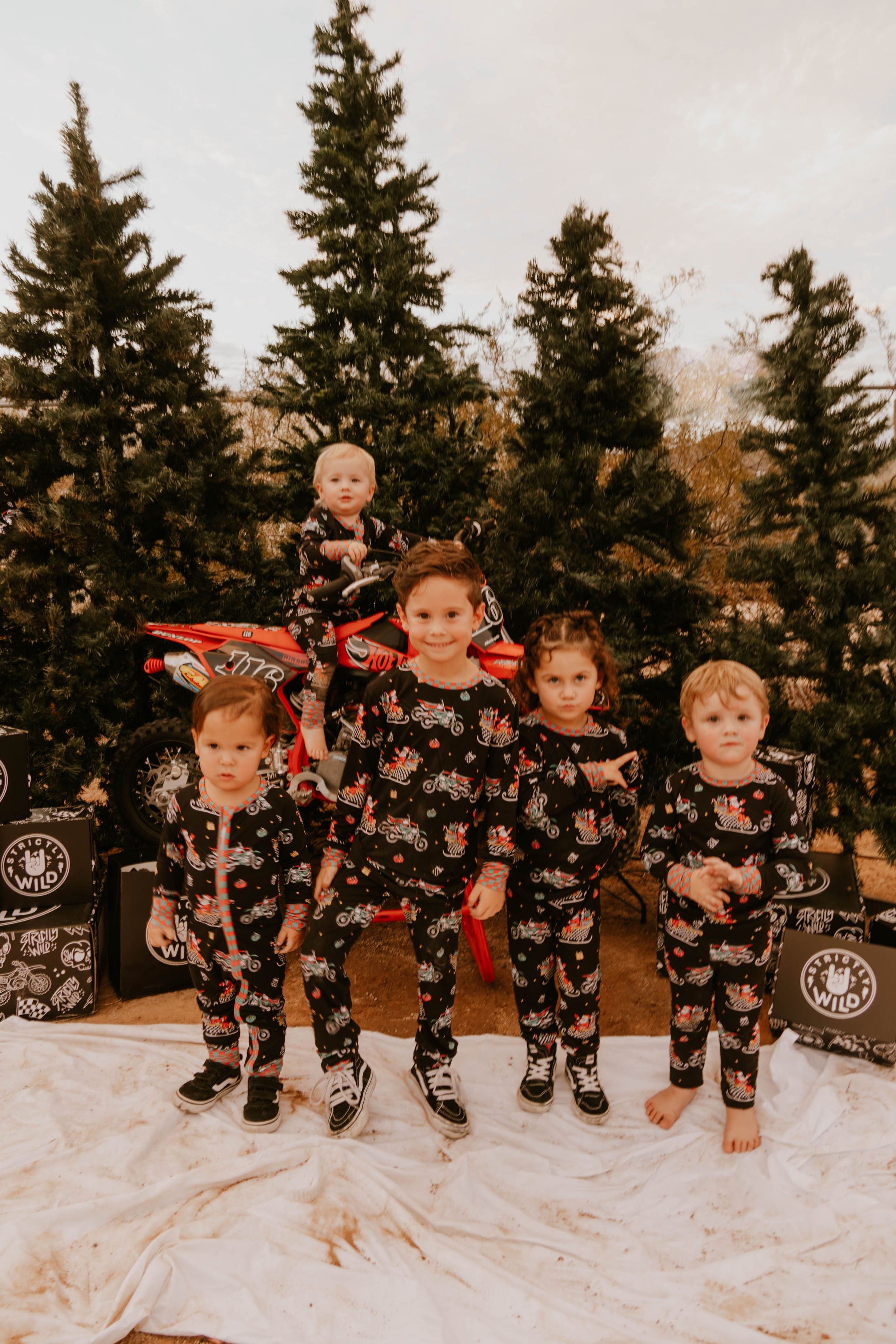 Santas Speedy Sleigh Toddler & Youth Pajamas / PREORDER shipping Oct 26 - Nov 9