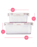 Sweet Tart Confetti Food Storage Box Set Of Two