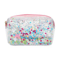 Clear Multicolor Confetti Pouch