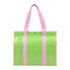Colorblock Vinyl Tote Bag