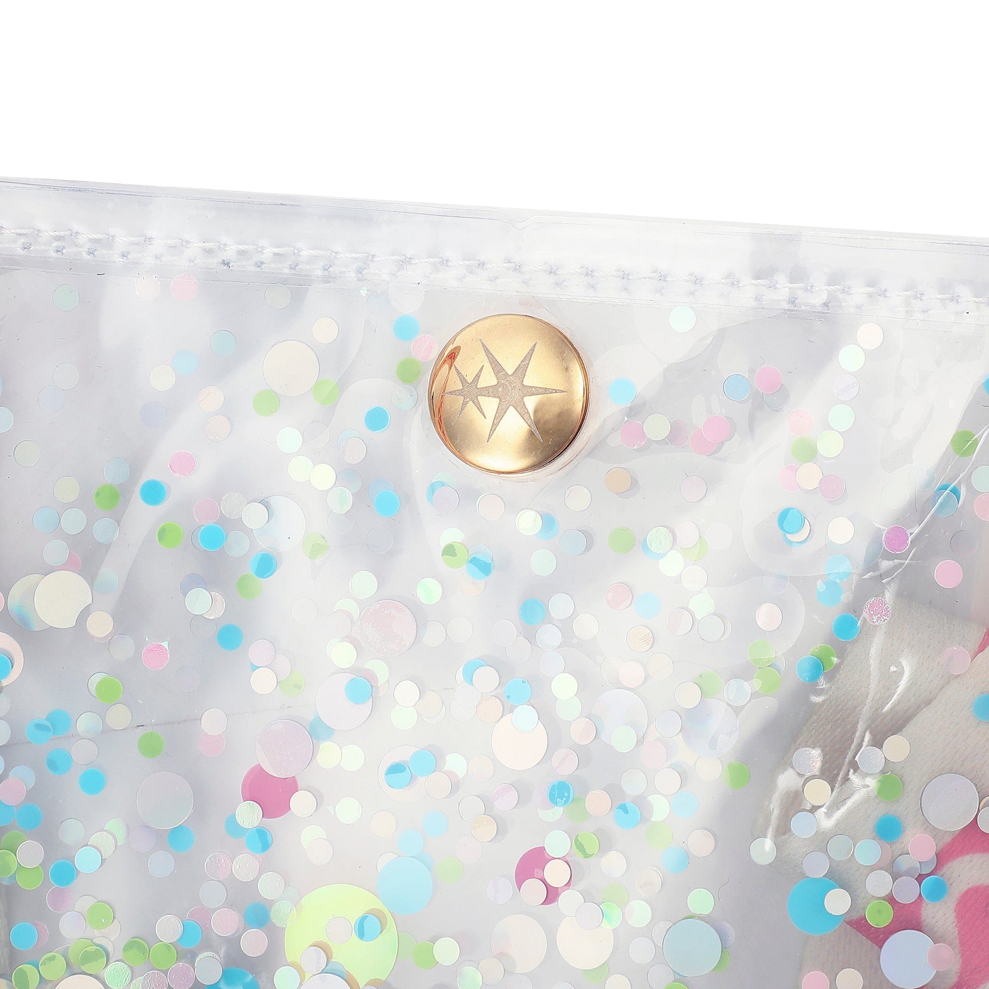 Confetti-filled Clear Vinyl Tote Bag