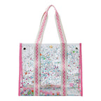Confetti-filled Clear Vinyl Tote Bag