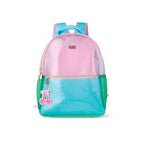Clear Color Block Jelly Backpack