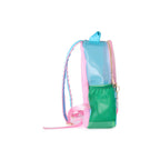 Clear Color Block Jelly Backpack