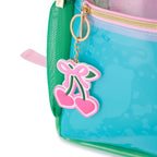 Clear Color Block Jelly Backpack