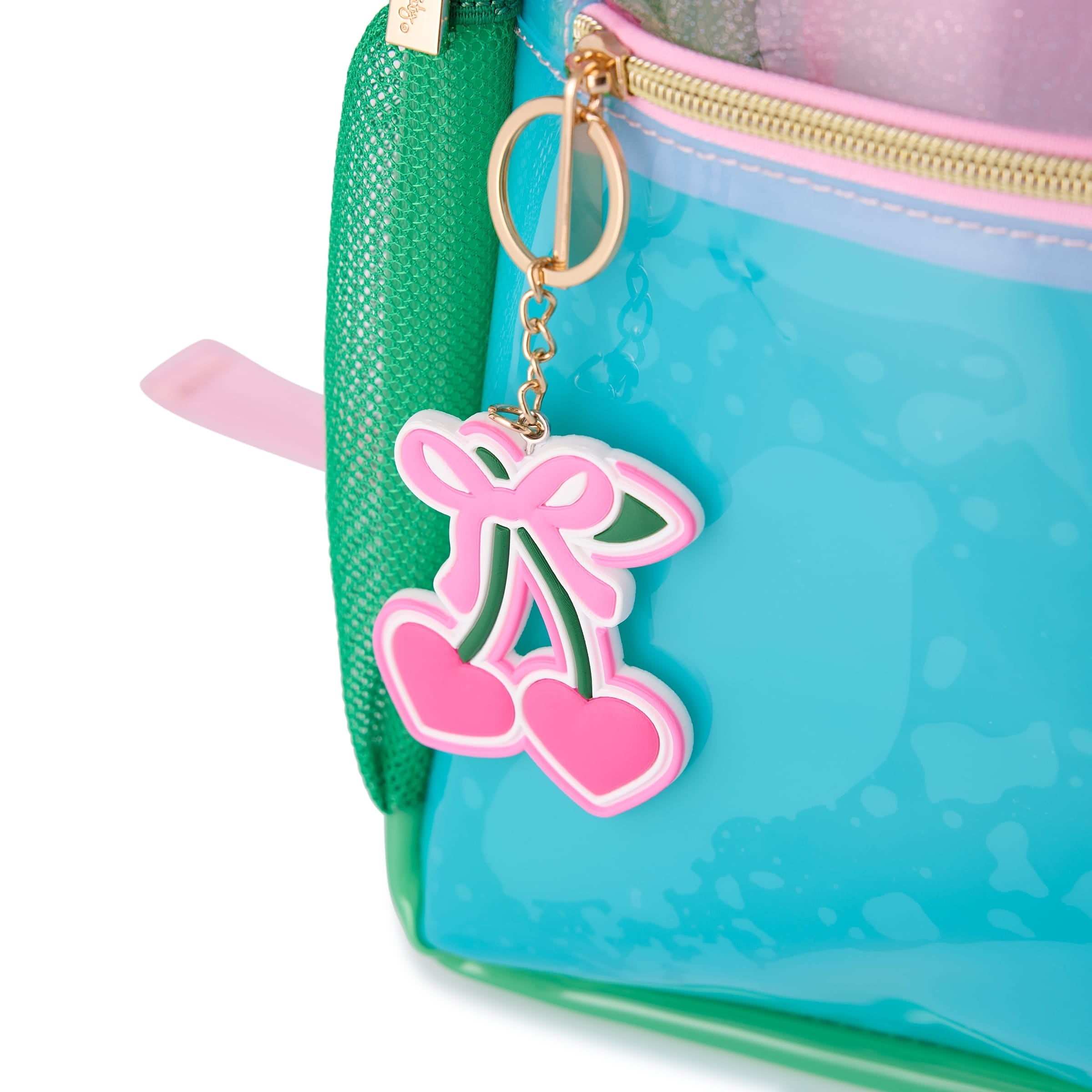Clear Color Block Jelly Backpack