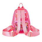 Mini Pink Confetti Clear Backpack