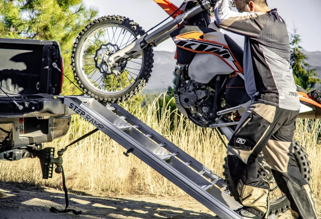 StepRamp® SR-B5 5-Step Dirt Bike Loading Ramp for 30–38" Truck Beds