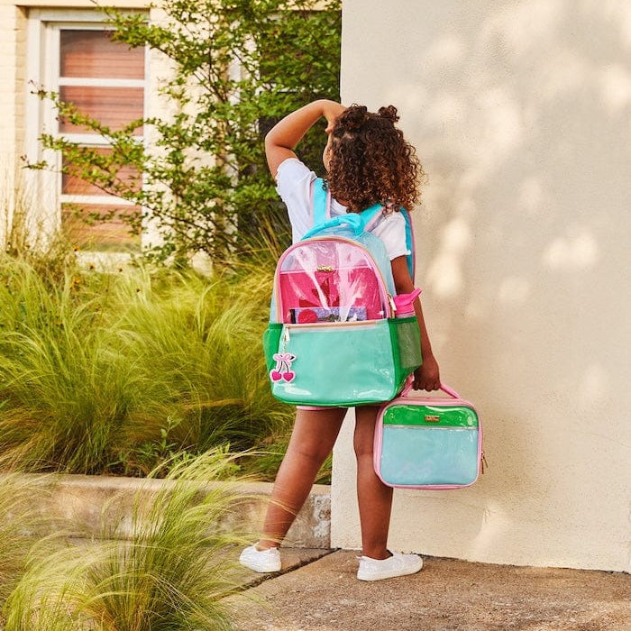 Clear Color Block Jelly Backpack