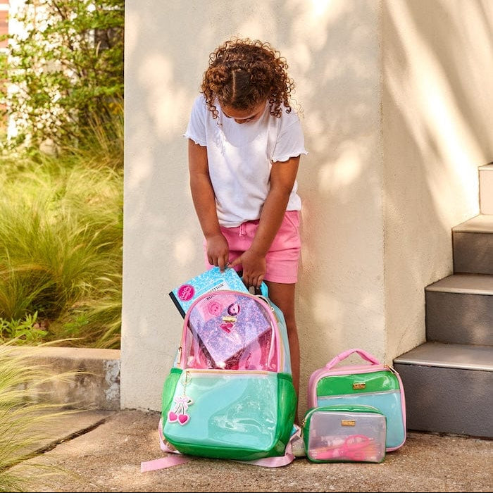 Clear Color Block Jelly Backpack