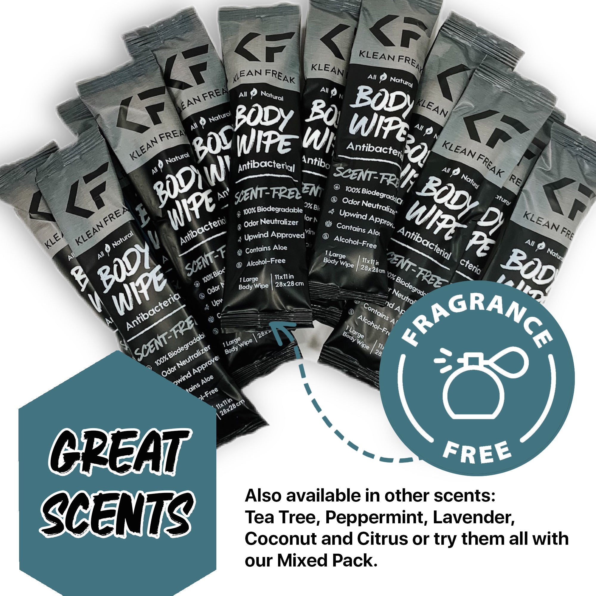 Body Wipes - 12 Pack