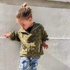 THE STORM RIDER WATERPROOF JACKET - ARMY GREEN